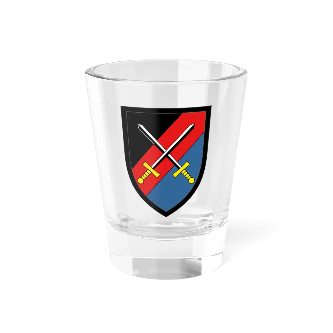 Pionierbrigade 100 Bundeswehr (Germany) (Coat of Arms) Shot Glass 1.5oz 1.5oz - Go Mug Yourself