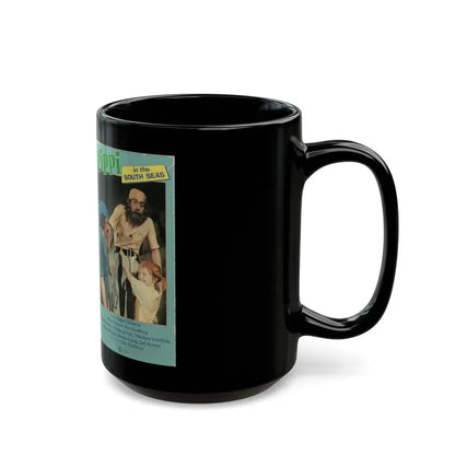 PIPPI IN THE SOUTH SEAS VIDEO GEMS (VHS COVER) - Black Coffee Mug - Go Mug Yourself