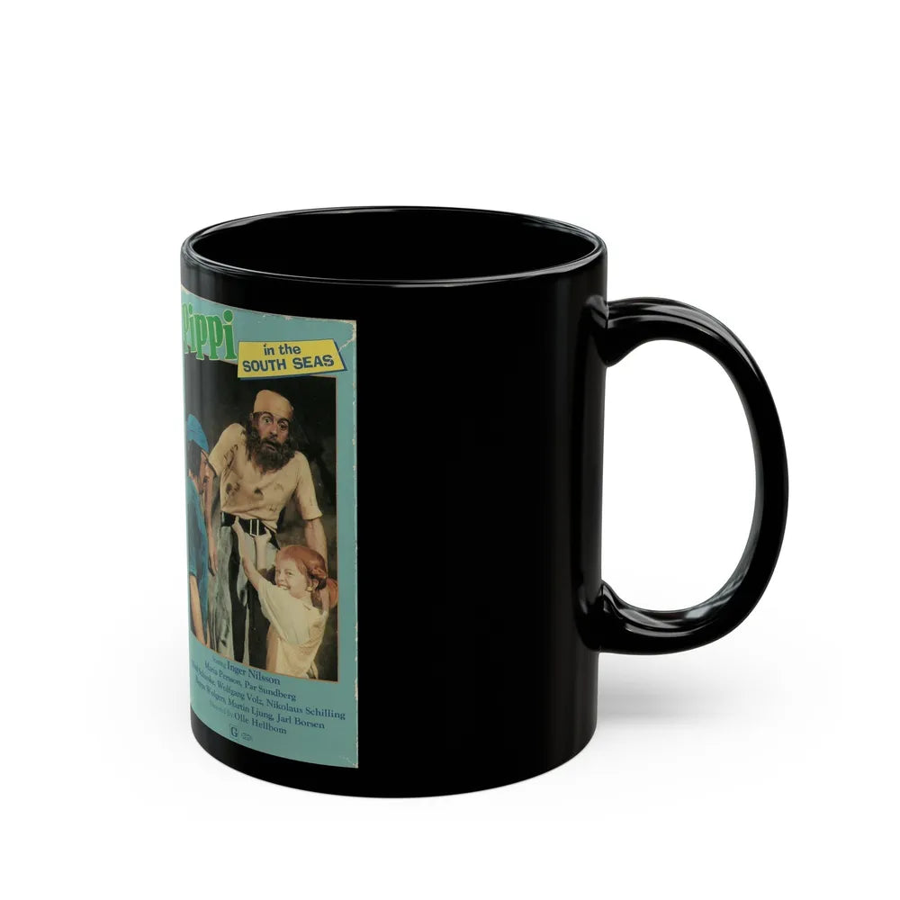 PIPPI IN THE SOUTH SEAS VIDEO GEMS (VHS COVER) - Black Coffee Mug-Go Mug Yourself