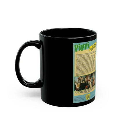 PIPPI IN THE SOUTH SEAS VIDEO GEMS (VHS COVER) - Black Coffee Mug - Go Mug Yourself