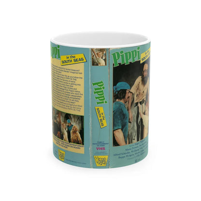 PIPPI IN THE SOUTH SEAS VIDEO GEMS (VHS COVER) - White Coffee Mug-11oz-Go Mug Yourself