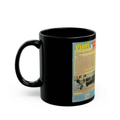 PIPPI ON THE RUN PIPPI LONGSTOCKING (VHS COVER) - Black Coffee Mug - Go Mug Yourself