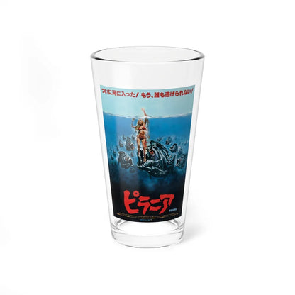 PIRANHA (ASIAN) 1978 Movie Poster - Pint Glass 16oz-16oz-Go Mug Yourself