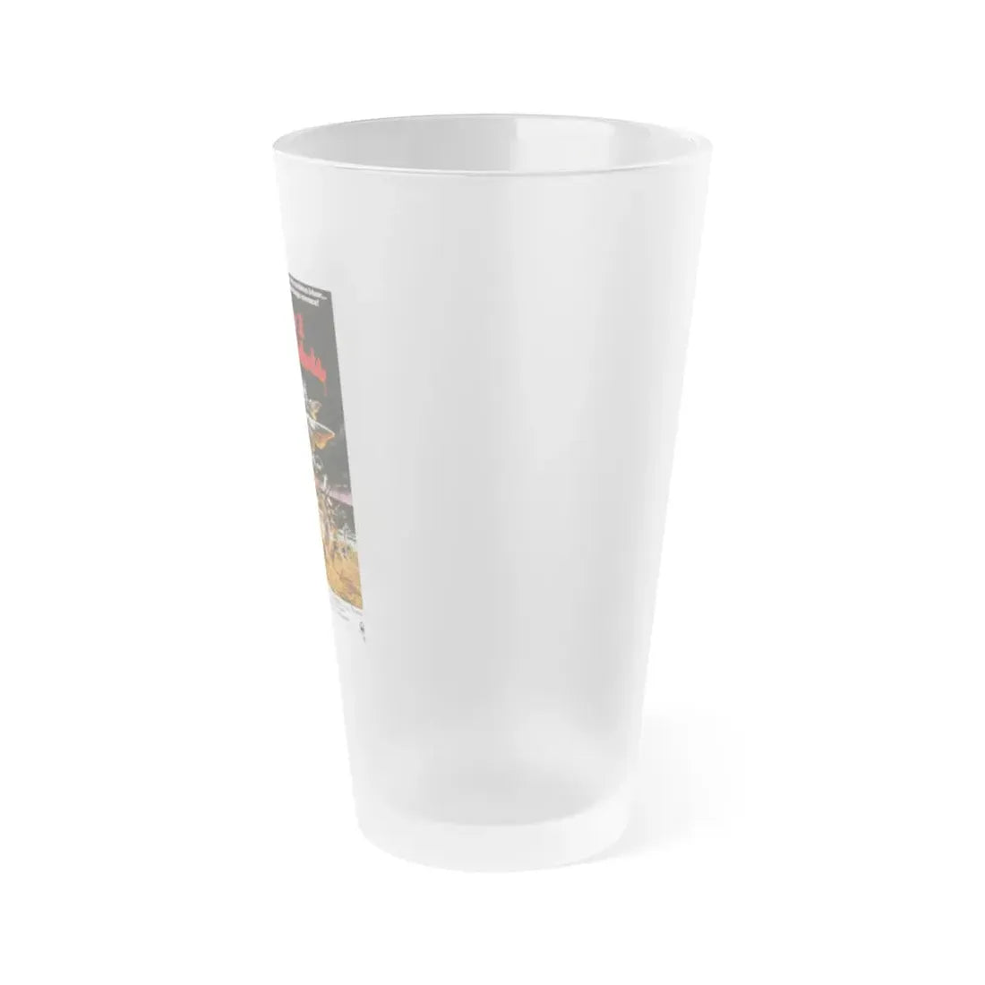 PIRANHA II (FRENCH) 1981 Movie Poster - Frosted Pint Glass 16oz - Go Mug Yourself