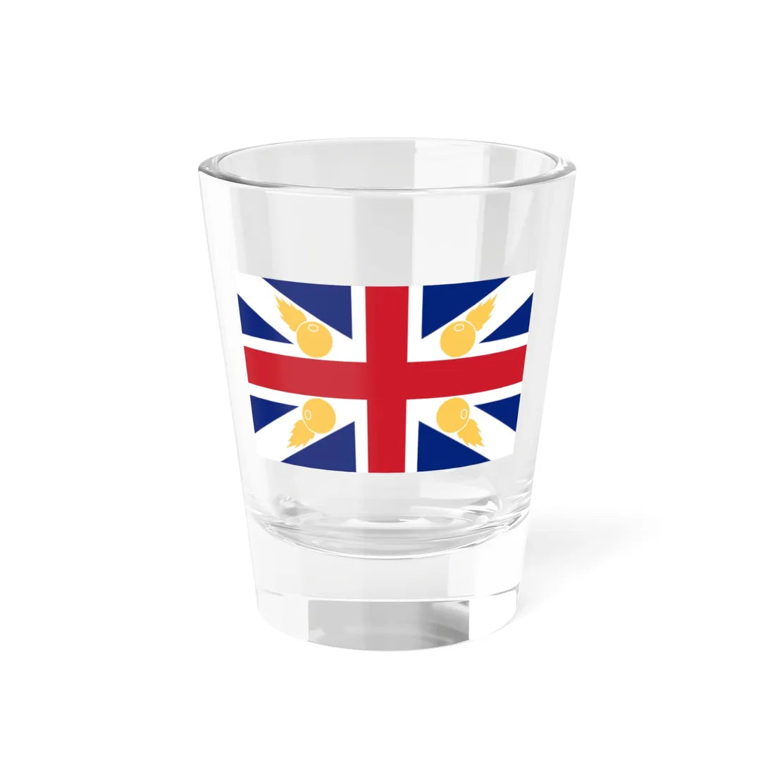Pirate Flag of Thomas Anstis (United Kingdom) Shot Glass 1.5oz 1.5oz - Go Mug Yourself