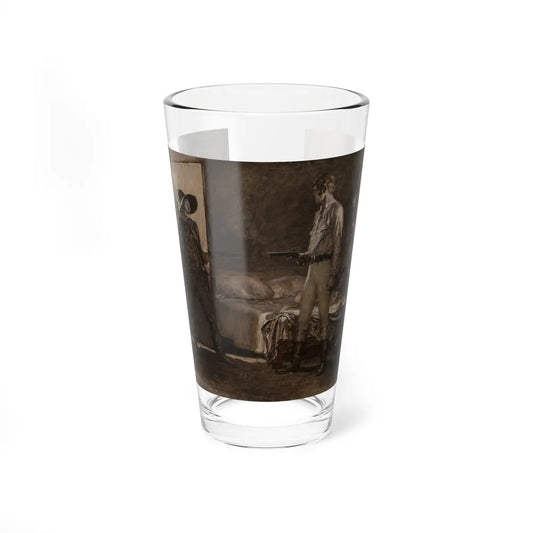 Pirates Entering Room (Magazine Illustration) Pint Glass 16oz-16oz-Go Mug Yourself