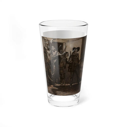 Pirates Entering Room (Magazine Illustration) Pint Glass 16oz-Go Mug Yourself