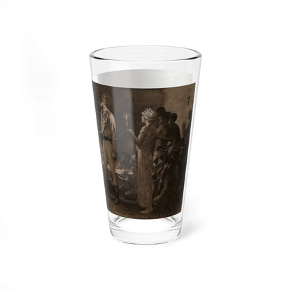 Pirates Entering Room (Magazine Illustration) Pint Glass 16oz-Go Mug Yourself