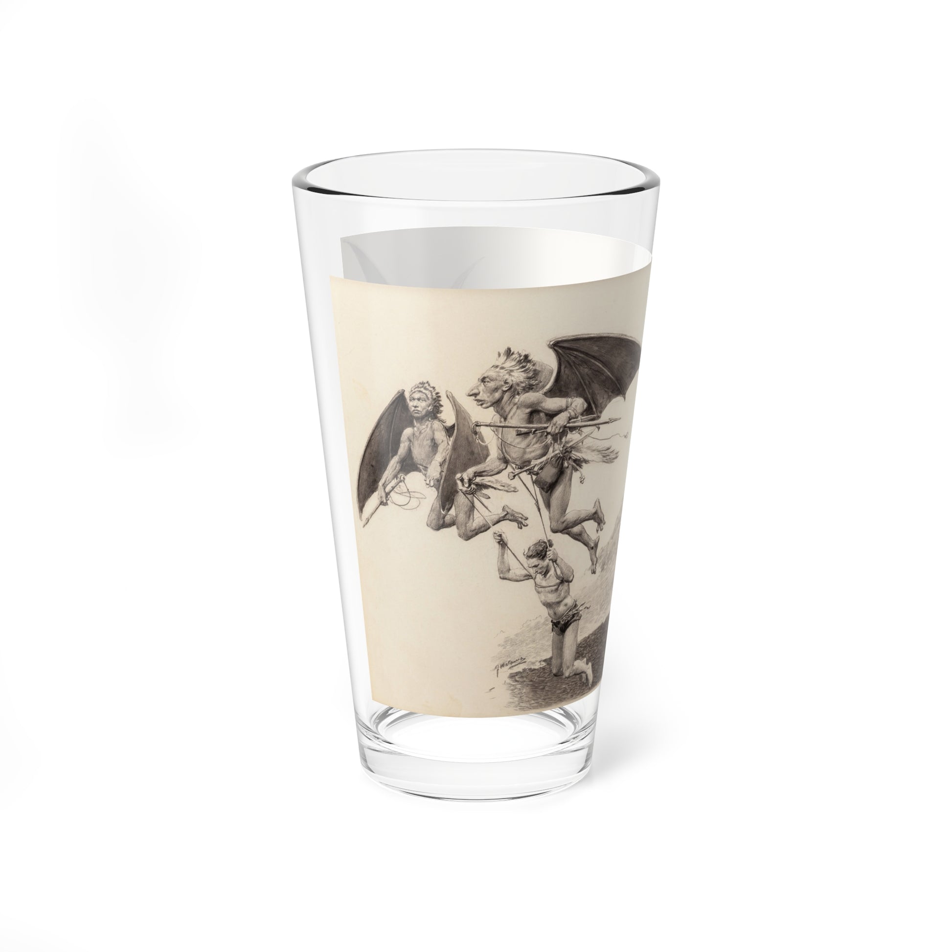 Pirates of Venus, The Passing Show illustration (Magazine Illustration) Pint Glass 16oz-Go Mug Yourself