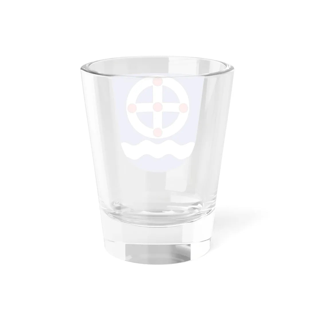 Pirita linnaosa vapp (Estonia) (Coat of Arms) Shot Glass 1.5oz - Go Mug Yourself