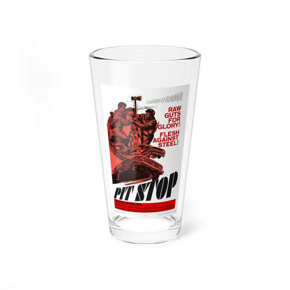 PIT STOP 1969 Movie Poster - Pint Glass 16oz-16oz-Go Mug Yourself