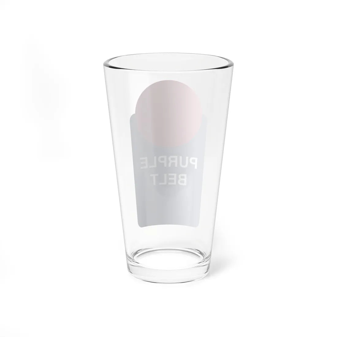 Pittsburgh PA Purple Belt shield (Pennsylvania) (Road Sign) Pint Glass 16oz - Go Mug Yourself