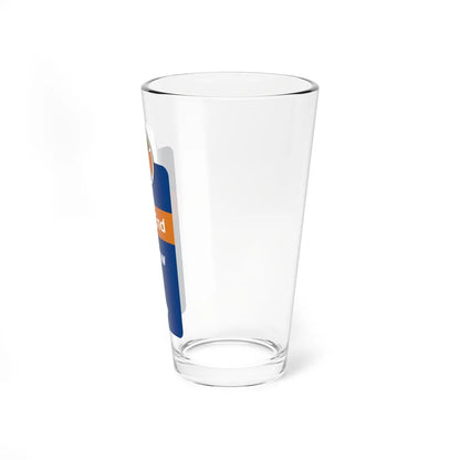 Pittsburgh Wayfinder signage East End and Bigelow (Pennsylvania) (Road Sign) Pint Glass 16oz - Go Mug Yourself