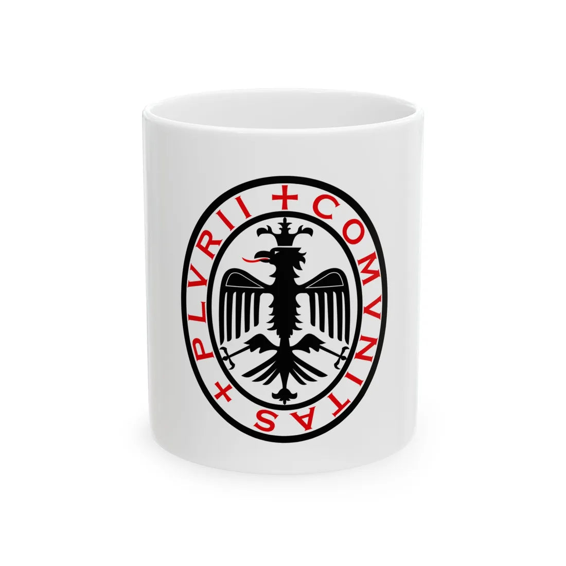 Piuro-Bandiera (Italy) White Coffee Mug 11oz - Go Mug Yourself