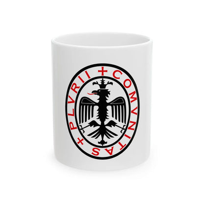 Piuro-Bandiera (Italy) White Coffee Mug 11oz - Go Mug Yourself