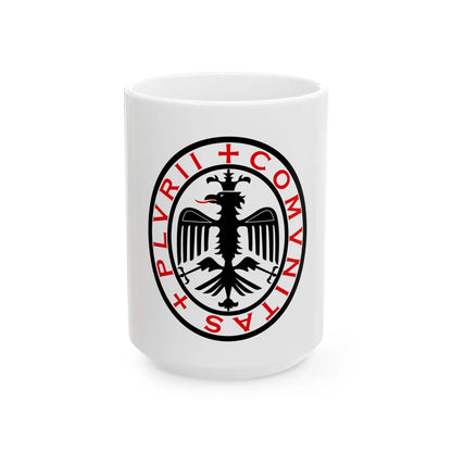 Piuro-Bandiera (Italy) White Coffee Mug 15oz - Go Mug Yourself