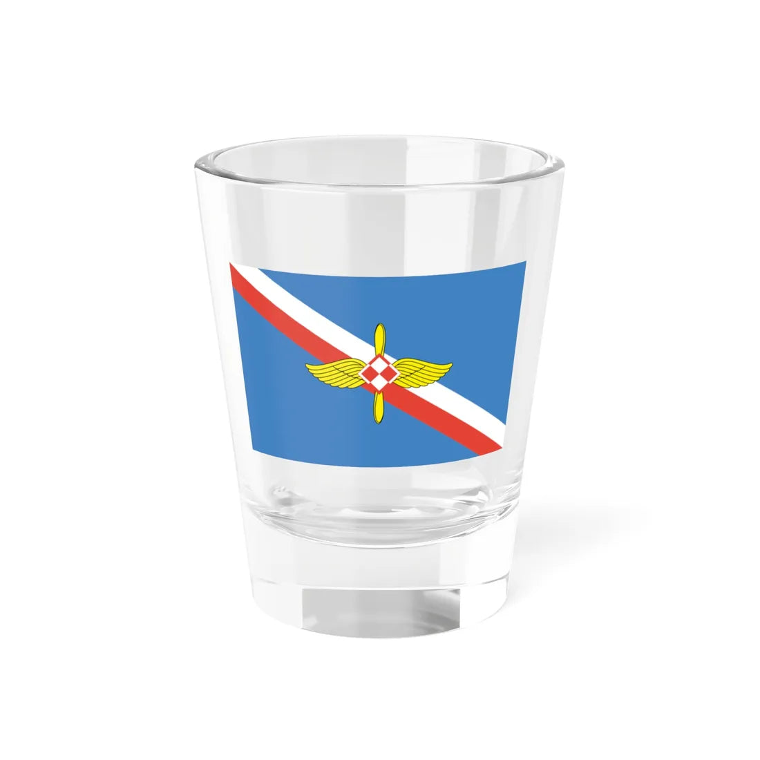 PL air force flag 55-59 (Poland) Shot Glass 1.5oz 1.5oz - Go Mug Yourself