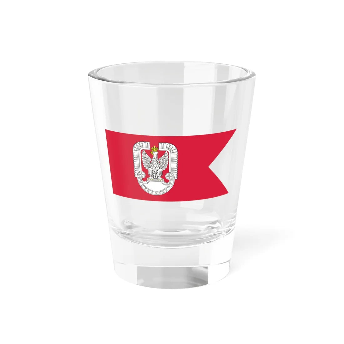 PL air force flag IIIRP (Poland) Shot Glass 1.5oz 1.5oz - Go Mug Yourself