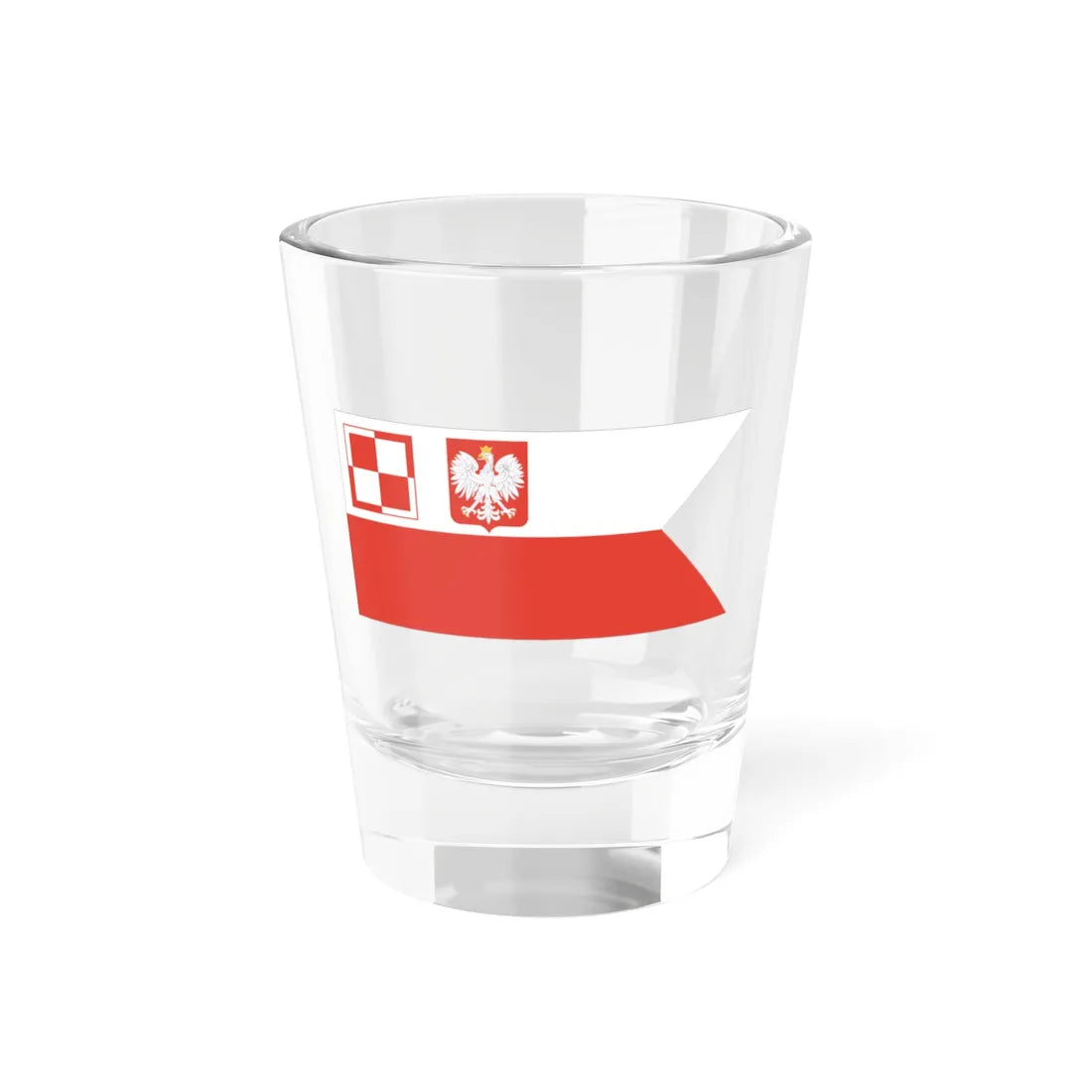 PL air force flag PSP (Poland) Shot Glass 1.5oz 1.5oz - Go Mug Yourself