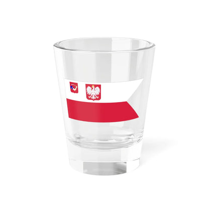 PL Ensign Jacht Klub MW Kotwica (Poland) Shot Glass 1.5oz 1.5oz - Go Mug Yourself