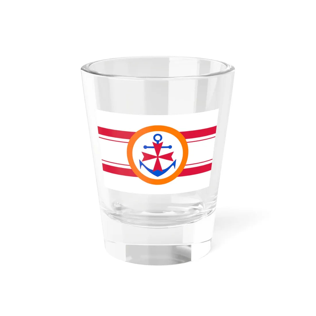 PL MSPiR SAR Ensign (Poland) Shot Glass 1.5oz 1.5oz - Go Mug Yourself