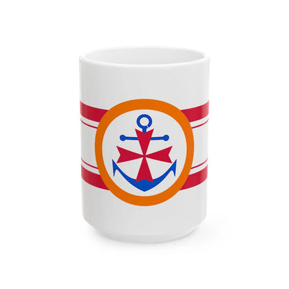 PL MSPiR SAR Ensign (Poland) White Coffee Mug 15oz - Go Mug Yourself
