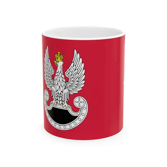 PL special forces flag IIIRP (Poland) White Coffee Mug 11oz - Go Mug Yourself