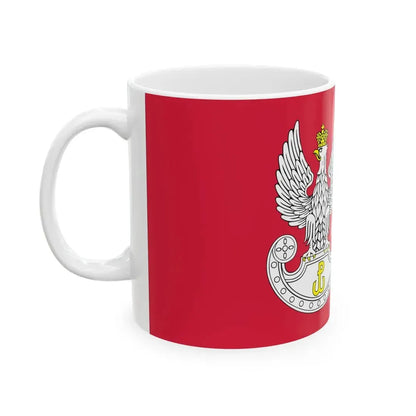 PL territorial defence force flag IIIRP (Poland) White Coffee Mug - Go Mug Yourself
