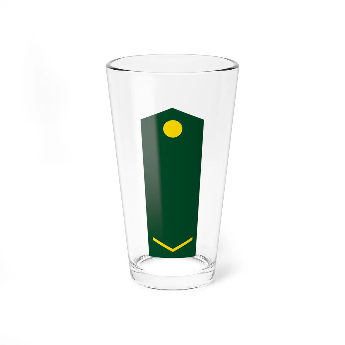 PLA Private (China) (Military Rank) Pint Glass 16oz 16oz - Go Mug Yourself