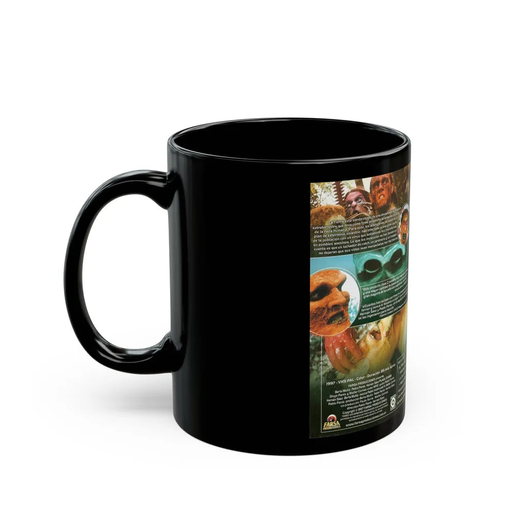 PLAGA ZOMBIE (VHS COVER) - Black Coffee Mug-Go Mug Yourself