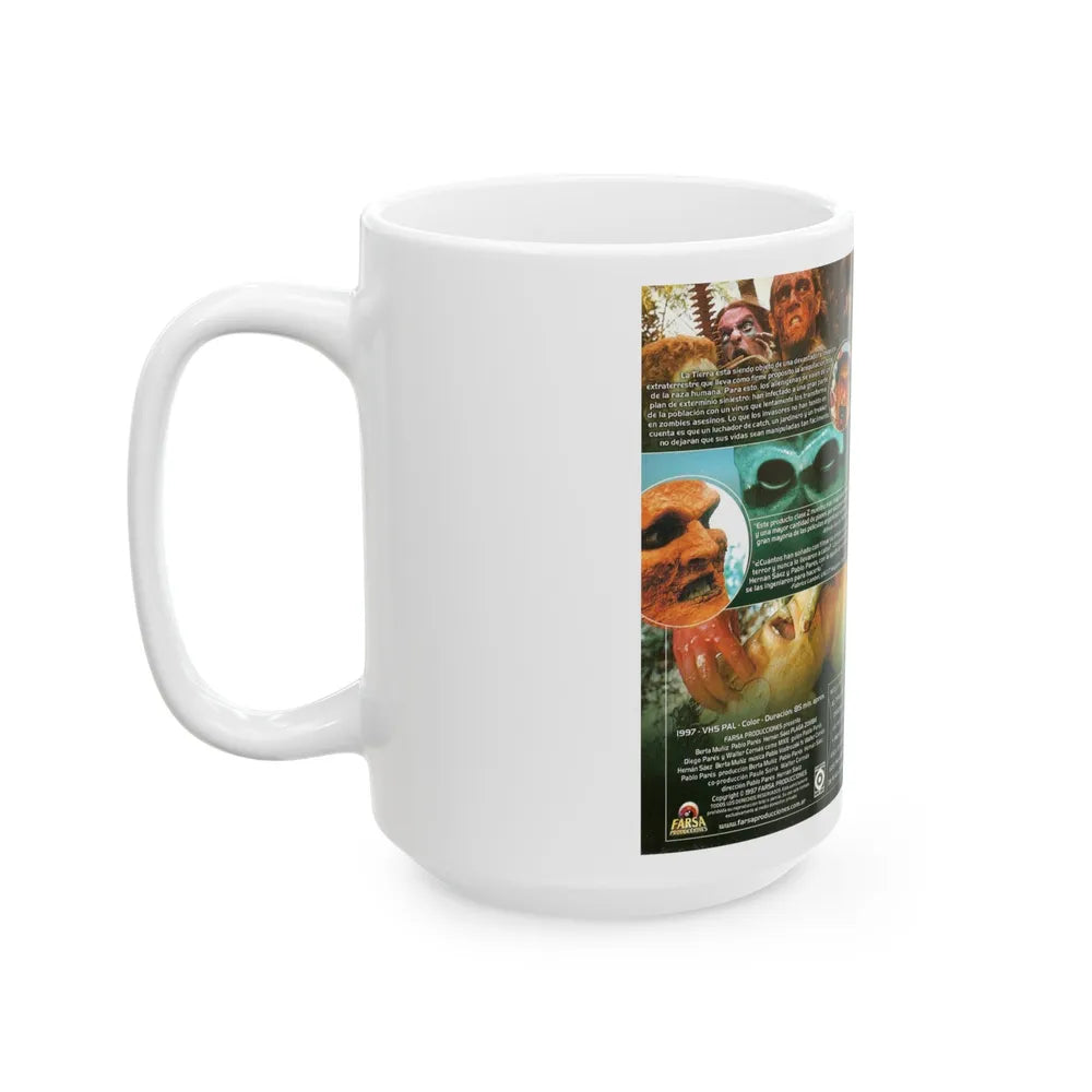 PLAGA ZOMBIE (VHS COVER) - White Coffee Mug-Go Mug Yourself