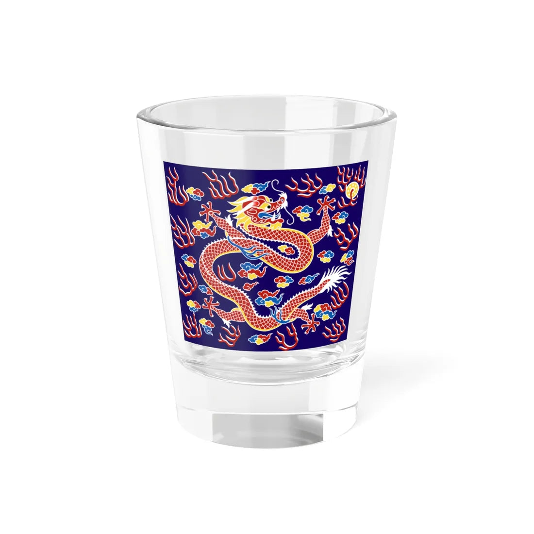 Plain Blue Banner (China) Shot Glass 1.5oz 1.5oz - Go Mug Yourself