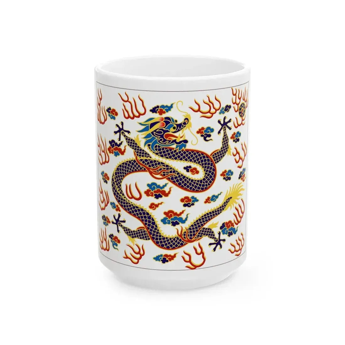 Plain White Banner (China) White Coffee Mug 15oz - Go Mug Yourself