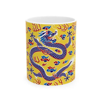 Plain Yellow Banner (China) White Coffee Mug 11oz - Go Mug Yourself
