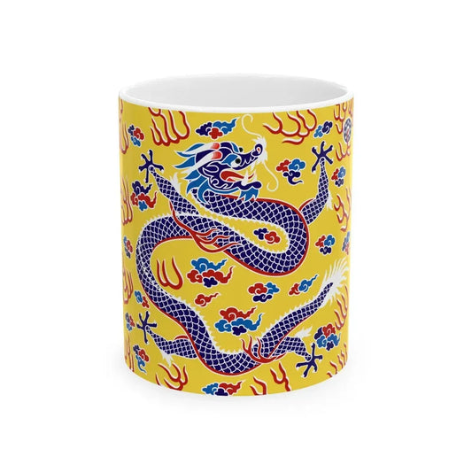Plain Yellow Banner (China) White Coffee Mug 11oz - Go Mug Yourself