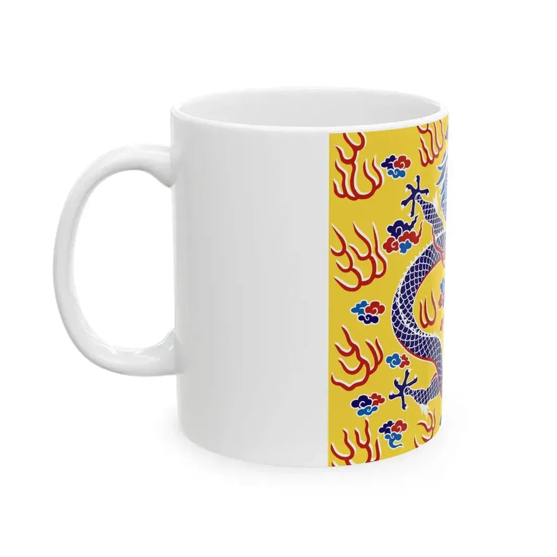 Plain Yellow Banner (China) White Coffee Mug - Go Mug Yourself
