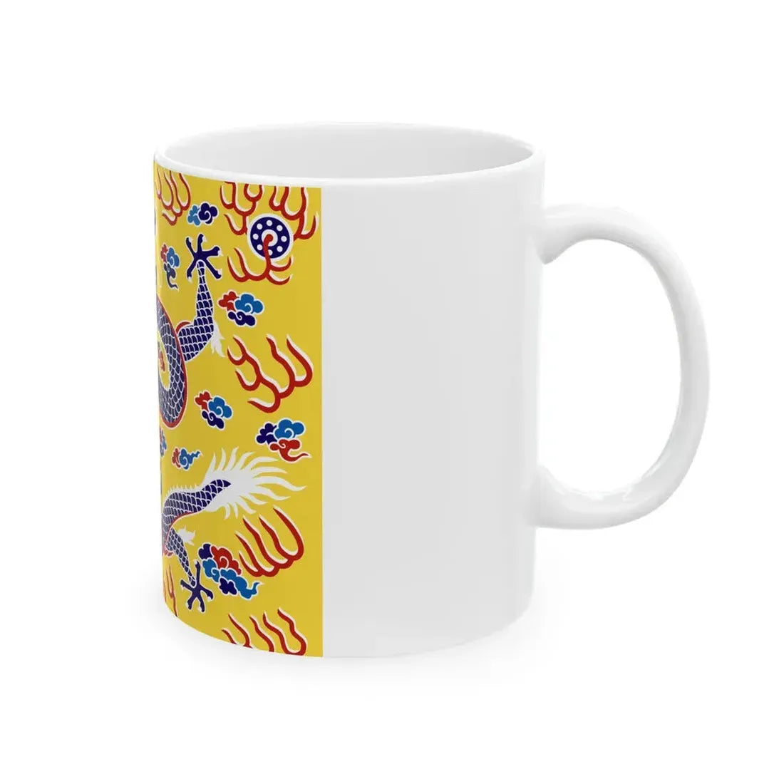 Plain Yellow Banner (China) White Coffee Mug - Go Mug Yourself