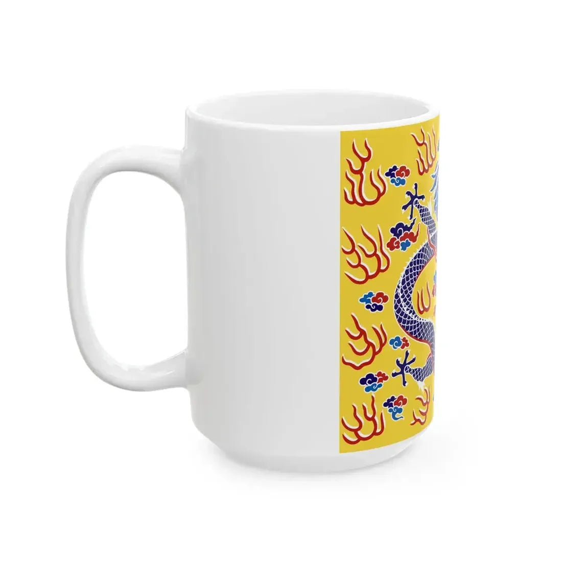 Plain Yellow Banner (China) White Coffee Mug - Go Mug Yourself