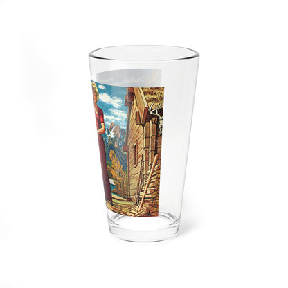 Plainswoman by Williams Forrest, The Saturday Evening Post, 1960 (Magazine Illustration) Pint Glass 16oz-Go Mug Yourself