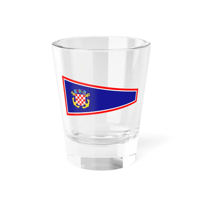 Plamenac zapovjednika flote ratnih brodova (Croatia) Shot Glass 1.5oz 1.5oz - Go Mug Yourself