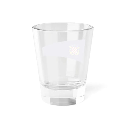 Plamenac zapovjednika flotile ratnih brodova (Croatia) Shot Glass 1.5oz - Go Mug Yourself