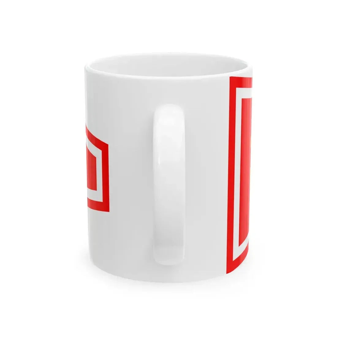 Plamenac zapovjednika odreda ratnih brodova (Croatia) White Coffee Mug - Go Mug Yourself