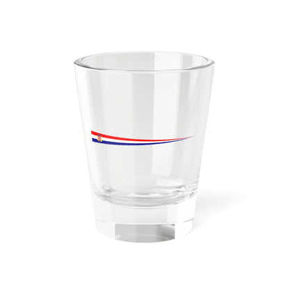Plamenac zapovjednika ratnog broda (Croatia) Shot Glass 1.5oz 1.5oz - Go Mug Yourself