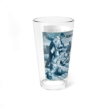 Plane Down Crew Dying Send Help, For Men Only, May 1960 (Magazine Illustration) Pint Glass 16oz - Go Mug Yourself
