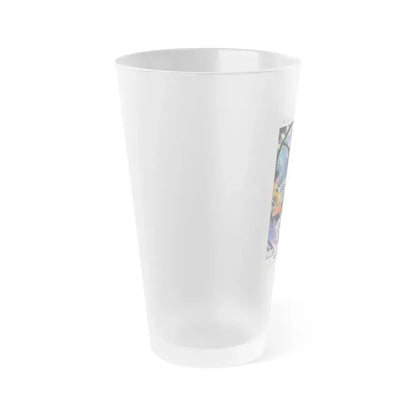 PLANET OF THE VAMPIRES (ITALIAN) 1965 Movie Poster - Frosted Pint Glass 16oz - Go Mug Yourself
