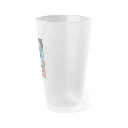 PLANET OF THE VAMPIRES (ITALIAN) 1965 Movie Poster - Frosted Pint Glass 16oz - Go Mug Yourself