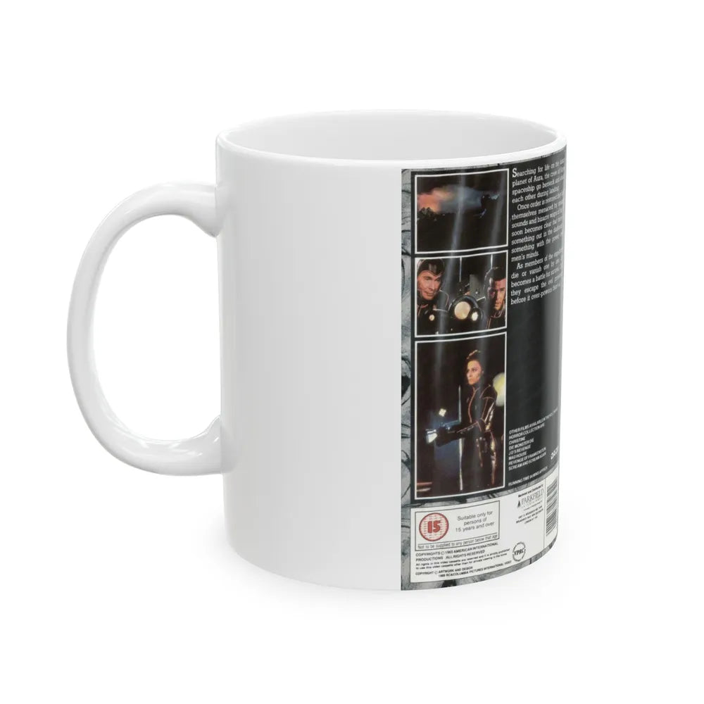 PLANET OF THE VAMPIRES (VHS COVER) - White Coffee Mug-Go Mug Yourself