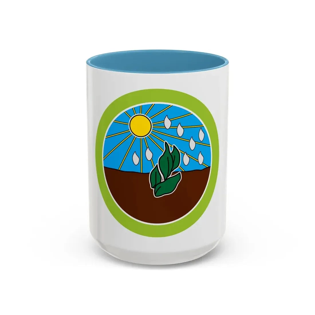 Plant Science (Boy Scout Merit Badge) Accent Coffee Mug 15oz Light Blue - Go Mug Yourself