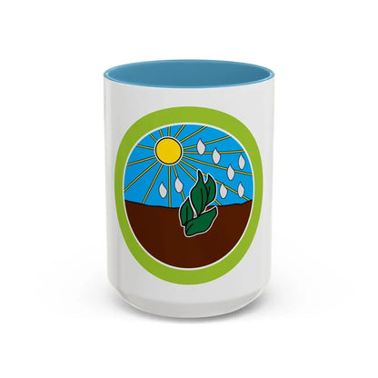 Plant Science (Boy Scout Merit Badge) Accent Coffee Mug 15oz Light Blue - Go Mug Yourself