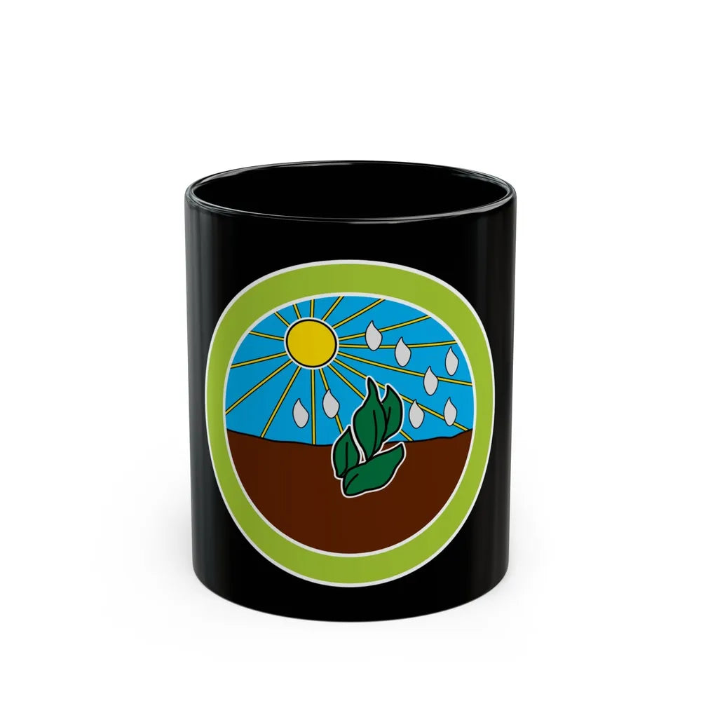 Plant Science (Boy Scout Merit Badge) Black Coffee Mug-11oz-Go Mug Yourself